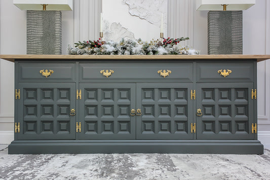 The Toledo Sideboard - Smoke Vintage Green